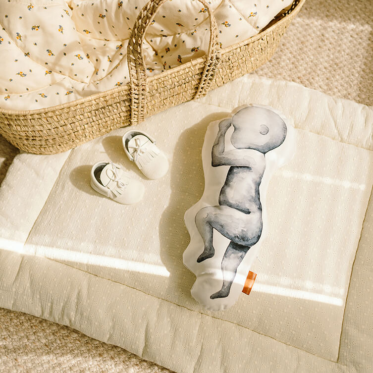 Birth Pillow Watercolor One