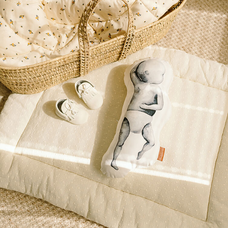 Birth Pillow Watercolor Three