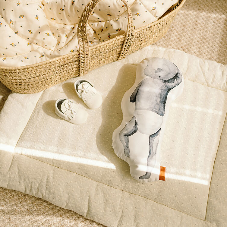 Birth Pillow Watercolor Two