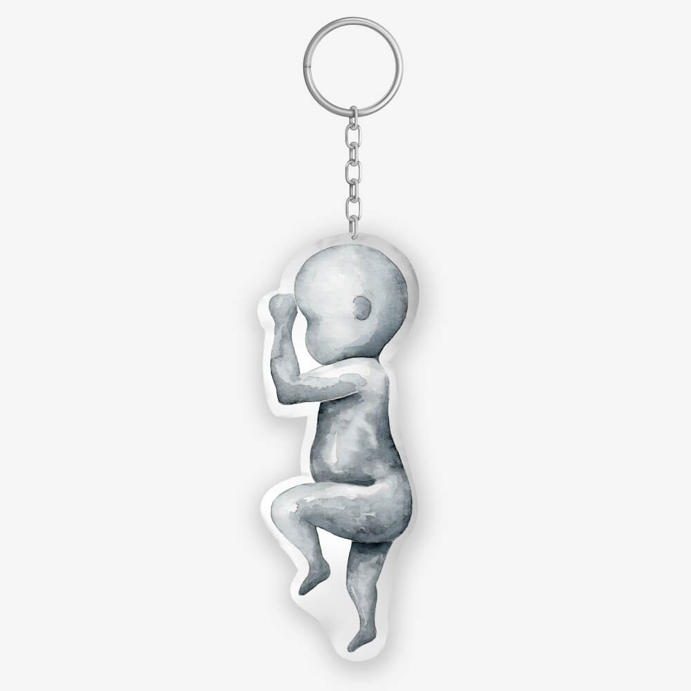 Birth Pillow Keychain