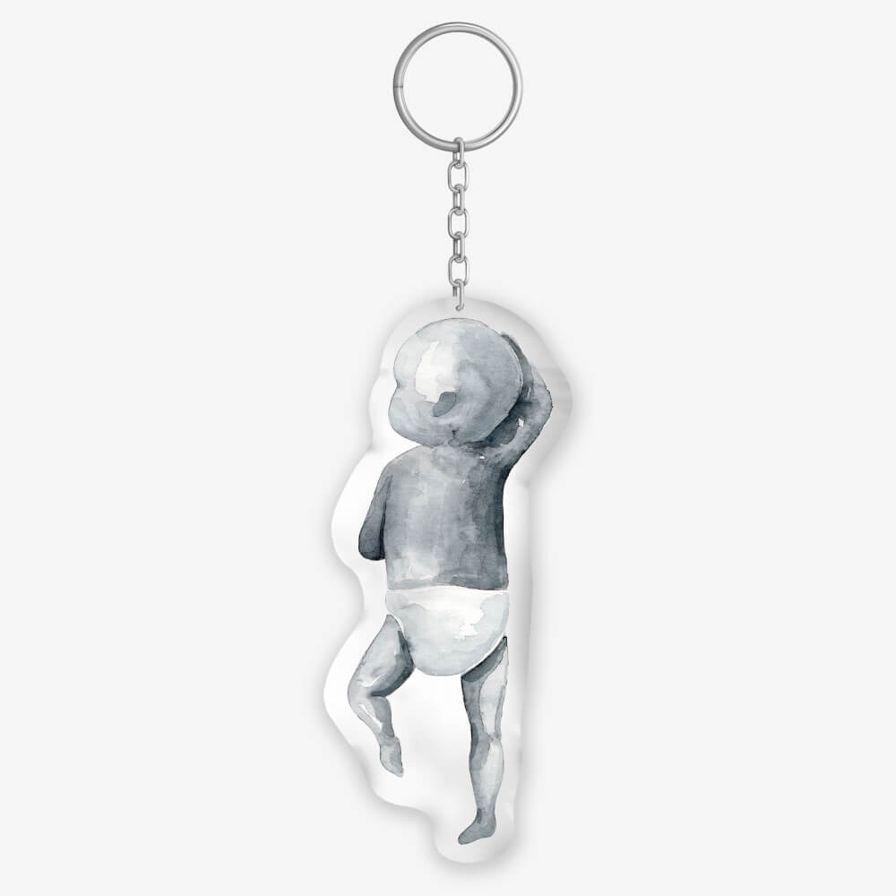 Birth Pillow Keychain
