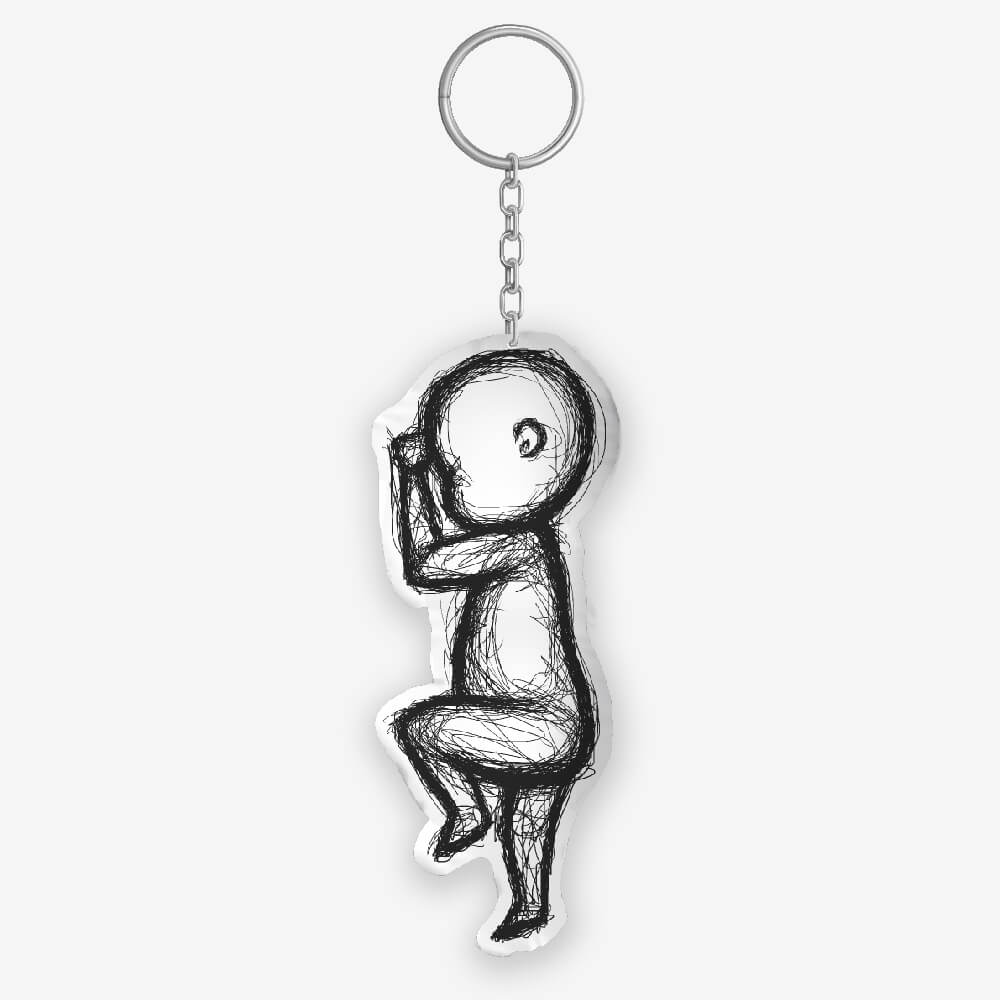 Birth Pillow Keychain