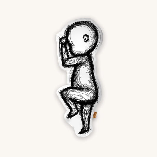 Birth Pillow Scribble One